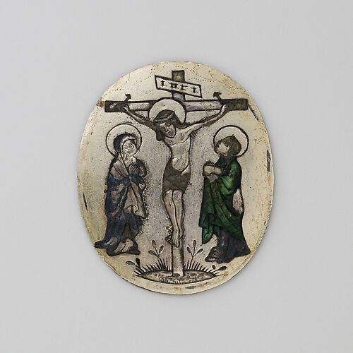 Enamel Plaque with the Crucifixion