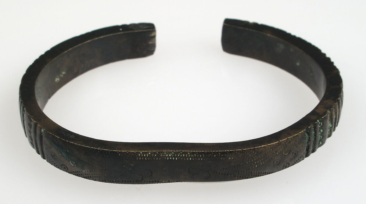 Bracelet, Copper alloy, Late Roman 