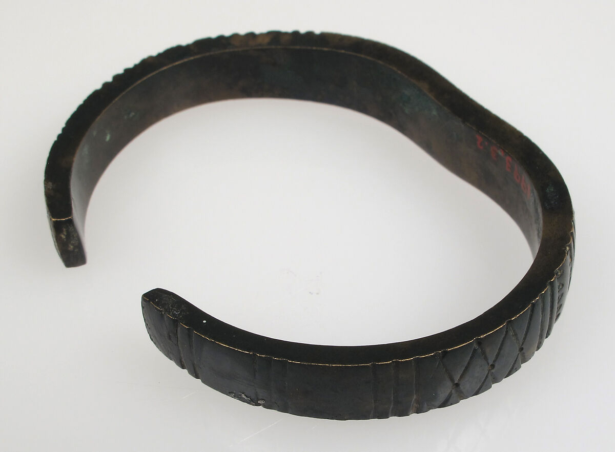 Bracelet, Copper alloy, Late Roman