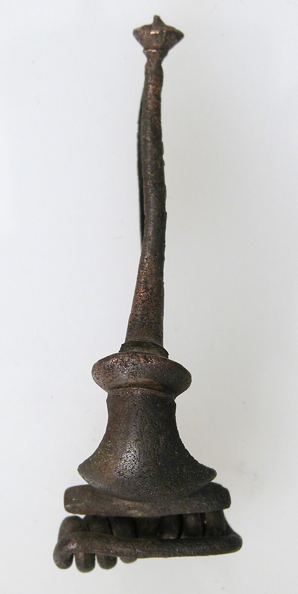 "Strongly Profiled" Brooch, Bronze, Roman