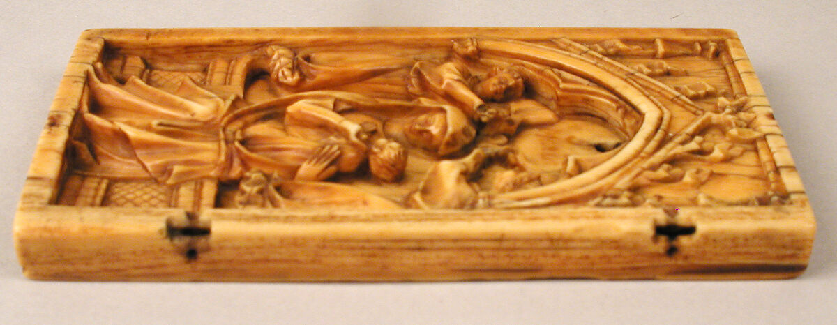 Leaf from a Diptych with the Virgin and Child and Angels, Elephant ivory, North French