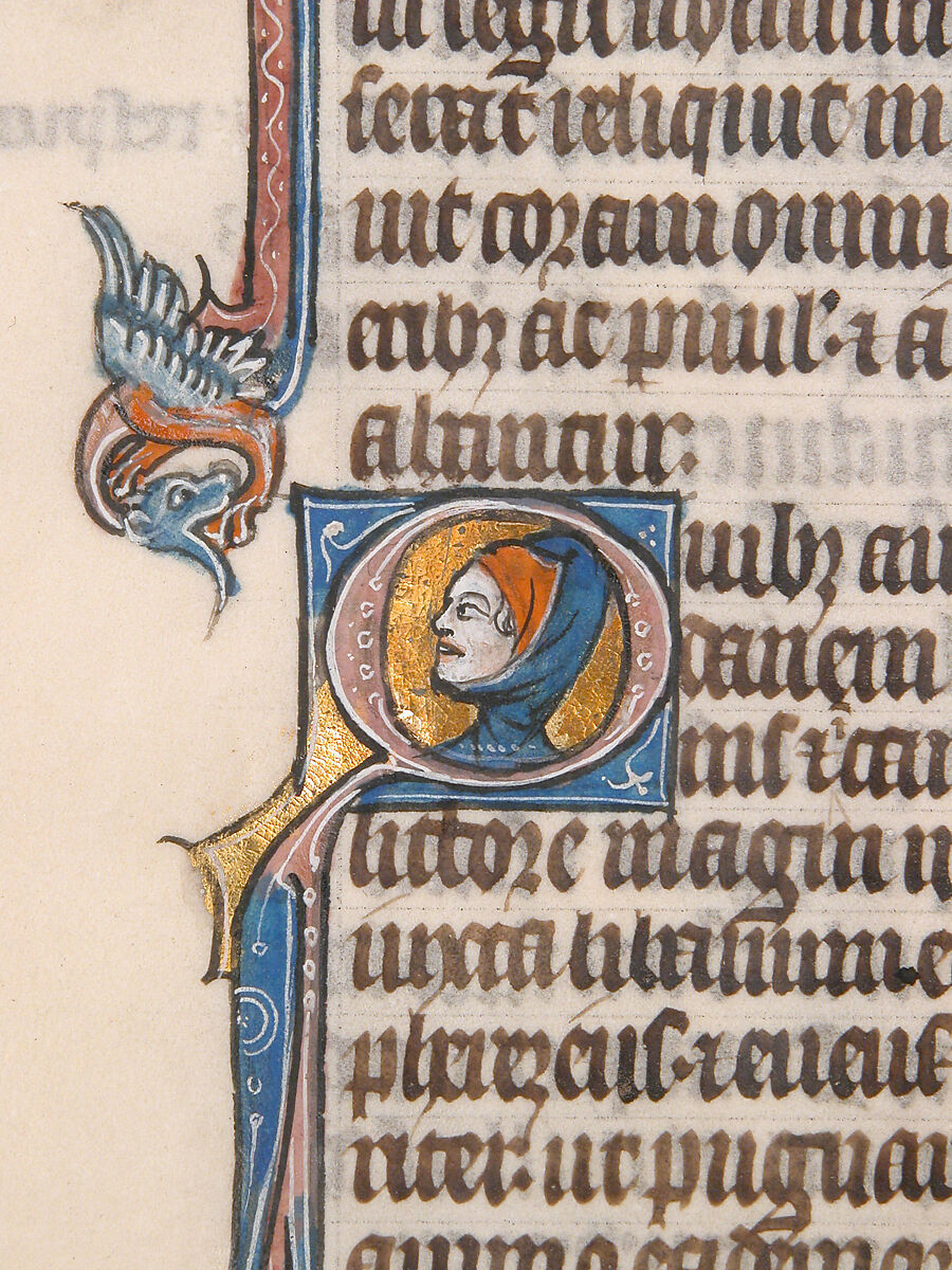 Manuscript Leaf from a Bible, Tempera and gold on parchment, North French