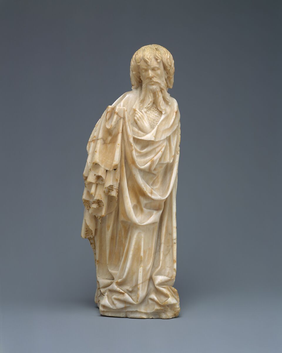 Saint John the Baptist, Alabaster, South Netherlandish or German 