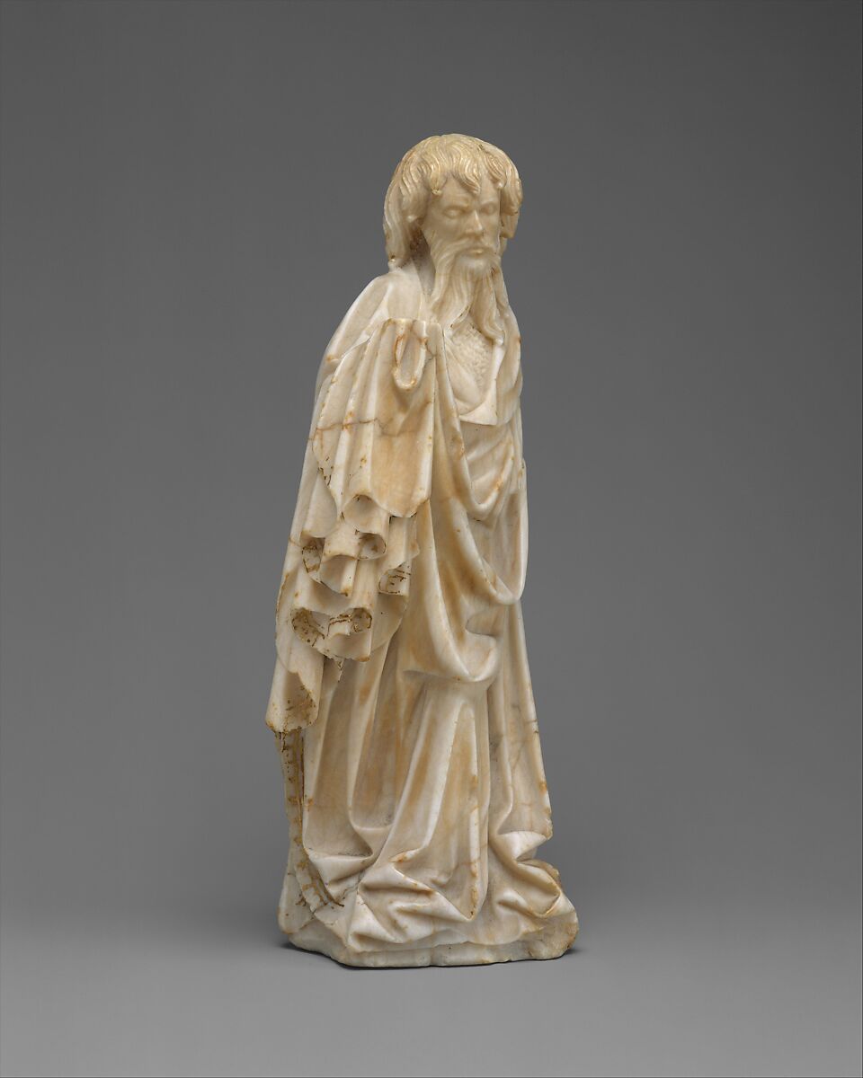 Saint John the Baptist, Alabaster, South Netherlandish or German