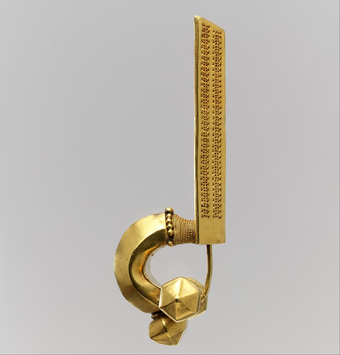 Crossbow Brooch, Gold, Late Roman or Byzantine