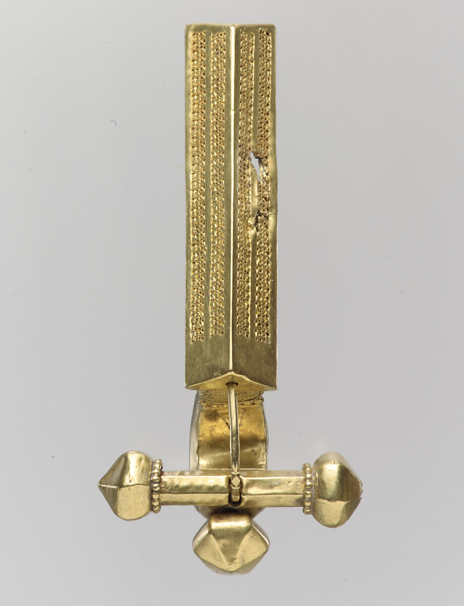 Crossbow Brooch, Gold, Late Roman or Byzantine