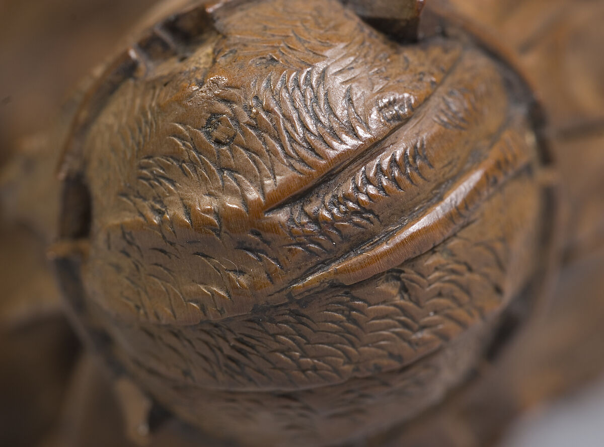 Standing Virgin and Child, Attributed to Niclaus Gerhaert von Leyden (North Netherlandish, active Strasbourg, ca. 1462–died 1473 Vienna), Boxwood, tinted lips and eyes, Austrian