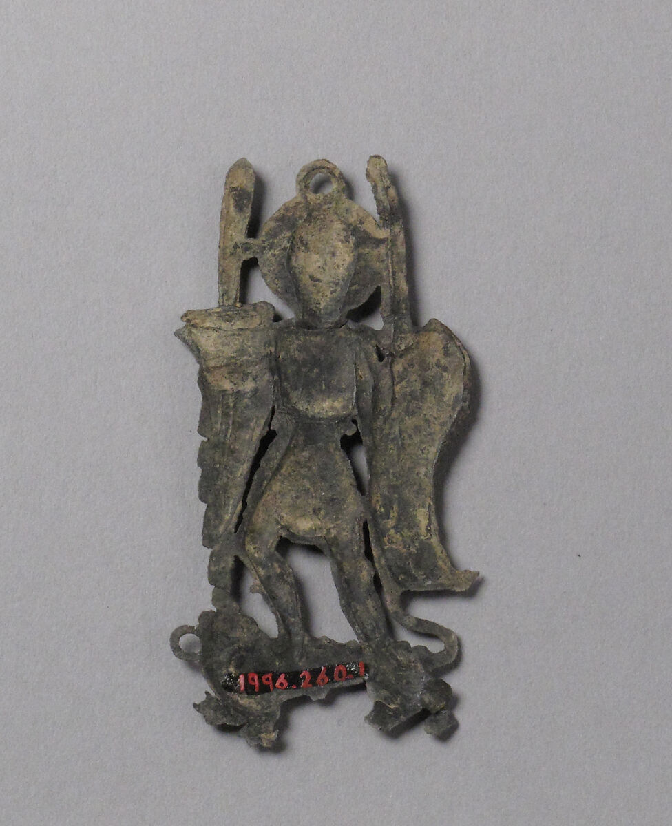 Pilgrim's Badge representing Saint Adrian, Lead alloy, South Netherlandish