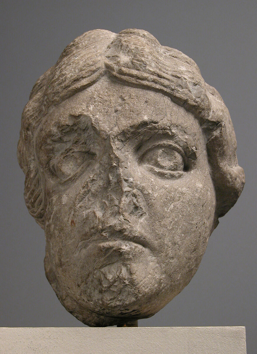 Head of a Youth, Limestone, French