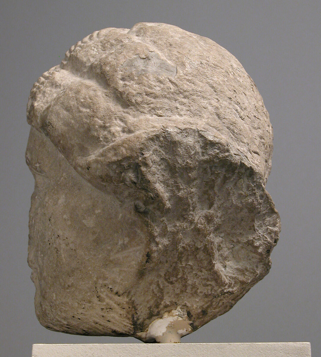 Head of a Youth, Limestone, French