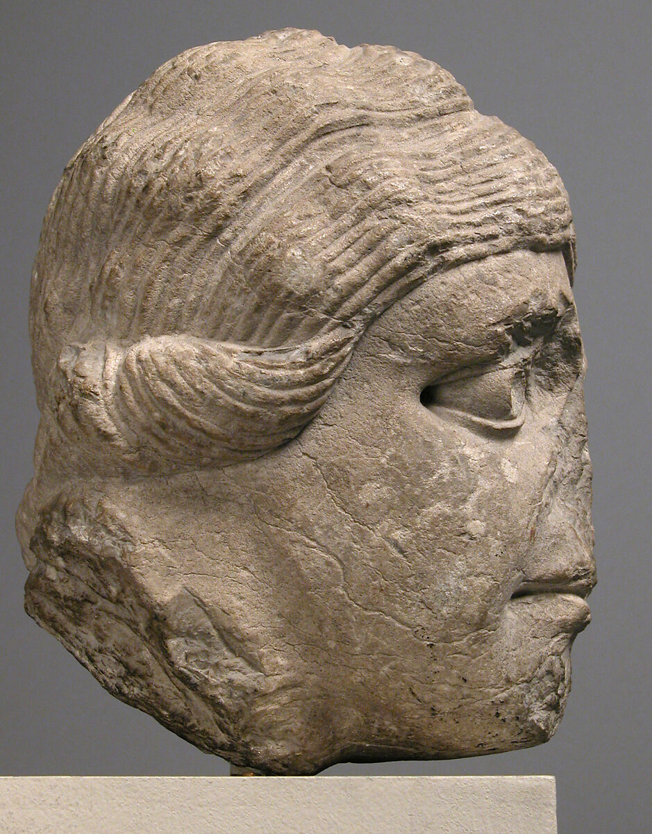 Head of a Youth, Limestone, French