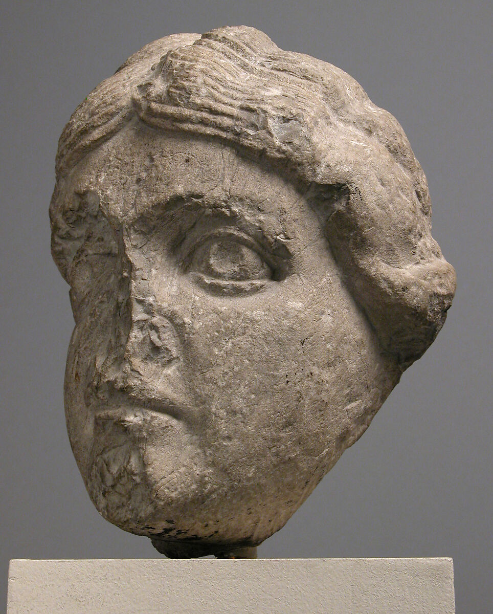 Head of a Youth, Limestone, French