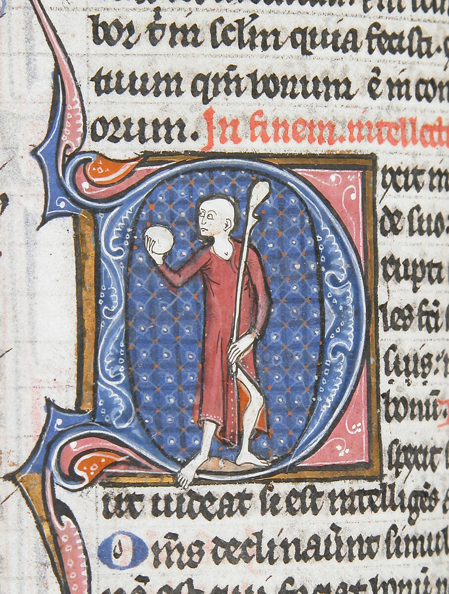 Bible, Tempera and gold on parchment; leather binding, French