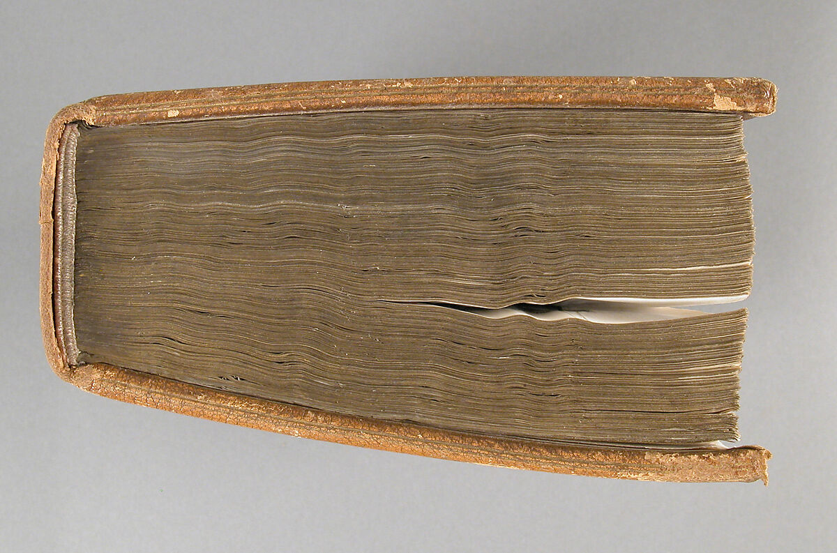 Bible, Tempera and gold on parchment; leather binding, French