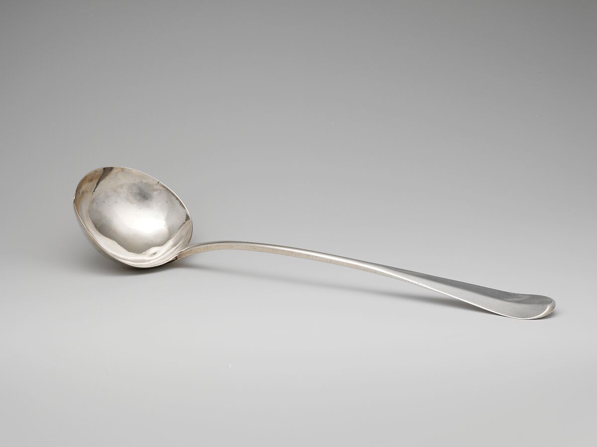 Ladle, Probably William Hollingshead (ca. 1723–1808), Silver, American 