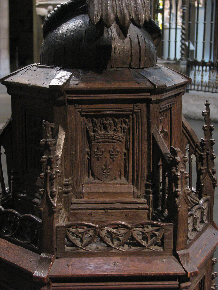 Lectern for Reading Scripture, Oak, French