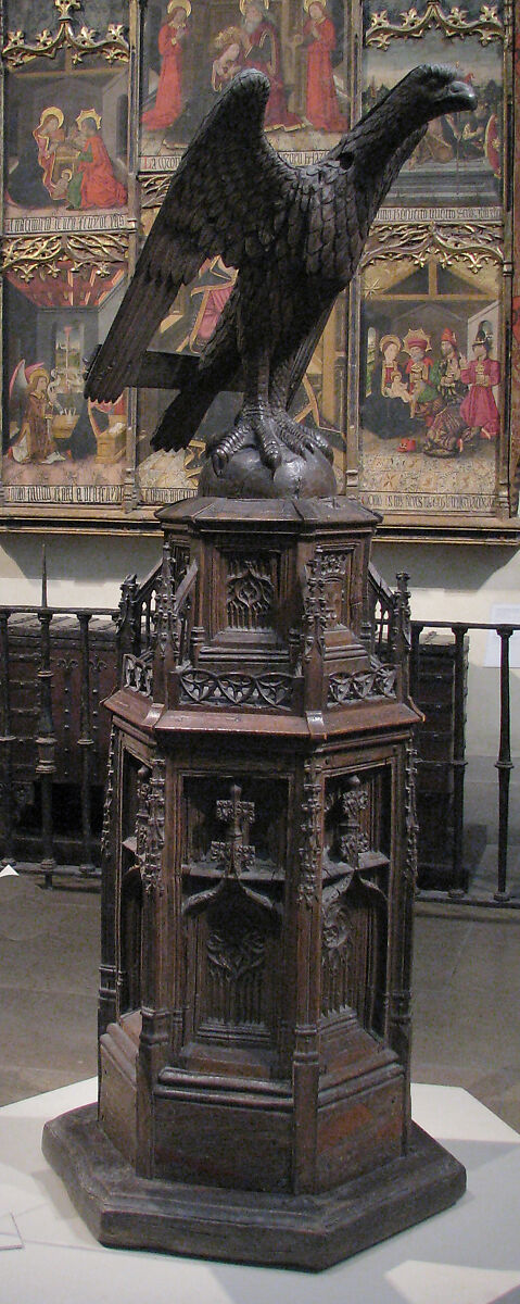Lectern for Reading Scripture, Oak, French