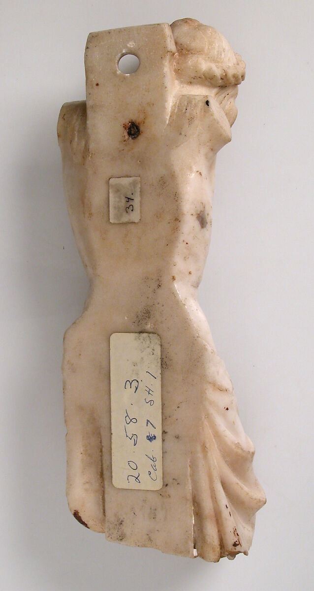 Corpus from a Crucifixion Group, Marble, North French or South Netherlandish