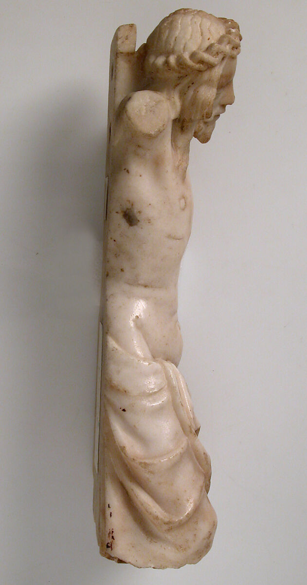 Corpus from a Crucifixion Group, Marble, North French or South Netherlandish