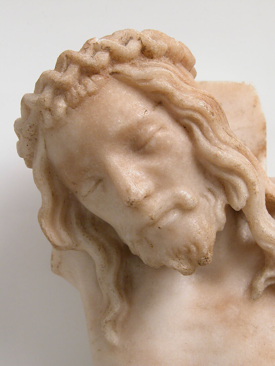 Corpus from a Crucifixion Group, Marble, North French or South Netherlandish