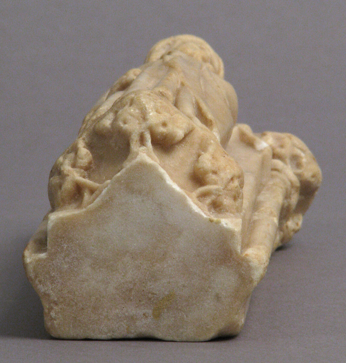 Architectural Fragment from a Retable, Tabernacle, or Tomb, Marble, French