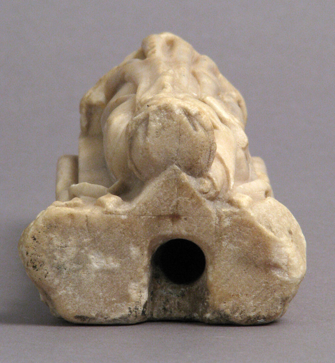 Architectural Fragment from a Retable, Tabernacle, or Tomb, Marble, French