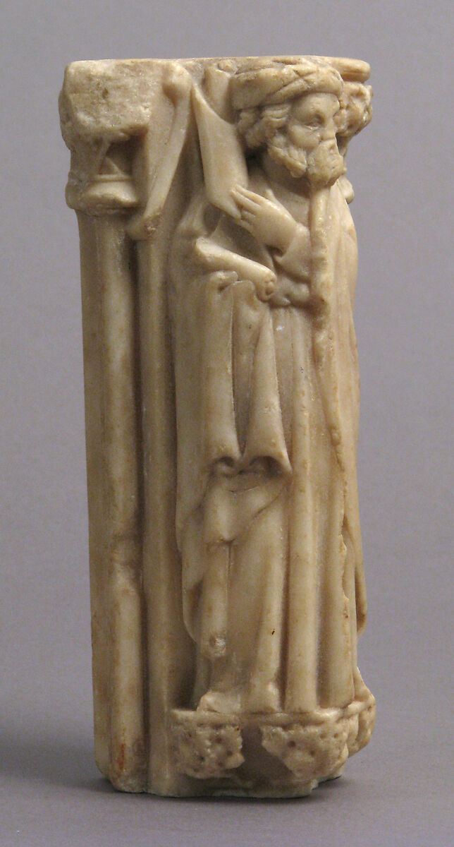 Architectural Fragment from a Retable, Tabernacle, or Tomb, Marble, French