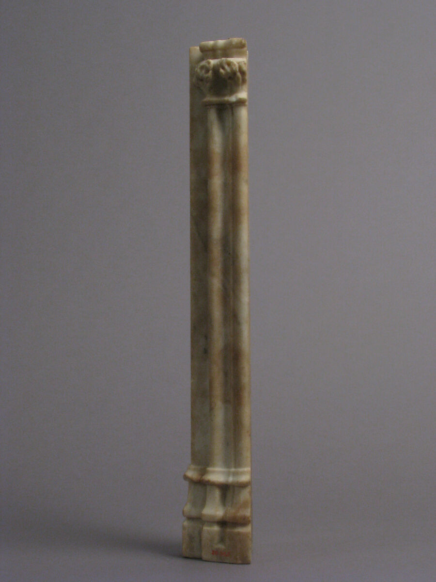 Architectural Fragment from a Retable, Tabernacle, or Tomb, Marble, French