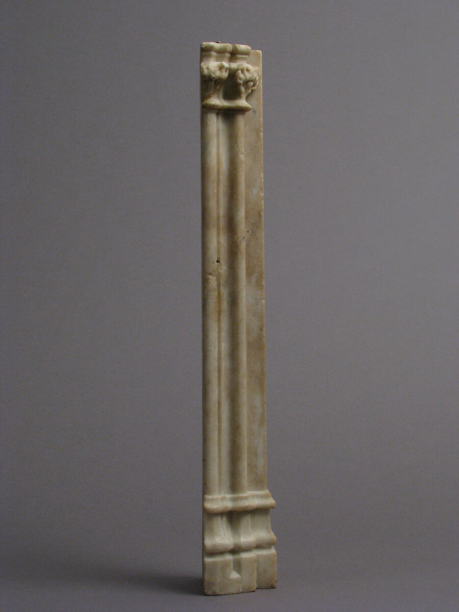 Architectural Fragment from a Retable, Tabernacle, or Tomb, Marble, French