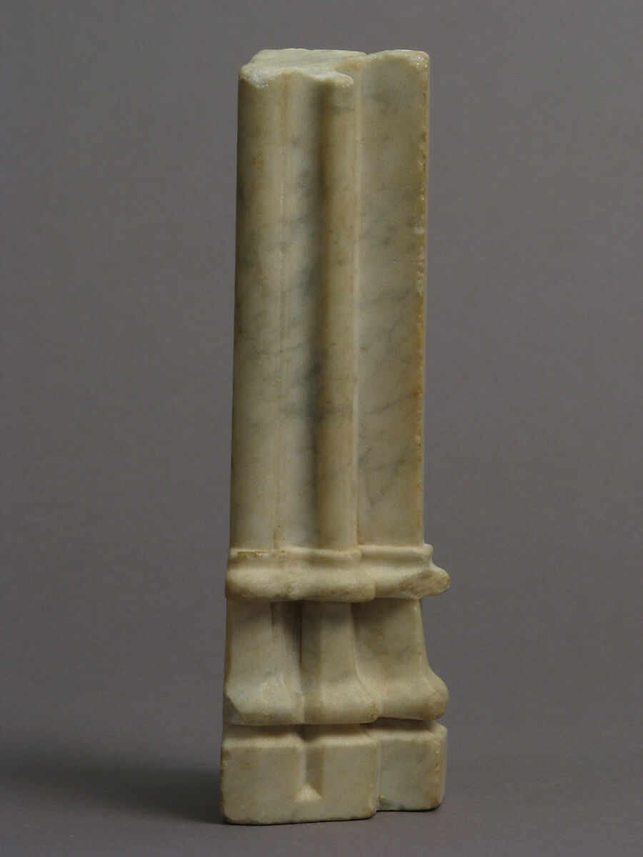 Architectural Fragment from a Retable, Tabernacle, or Tomb, Marble, French