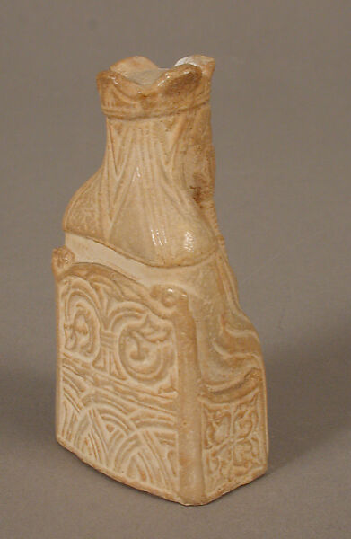 Chess Piece of a Queen (Copy of one of the Lewis Chessmen), Plaster cast, Scandinavian