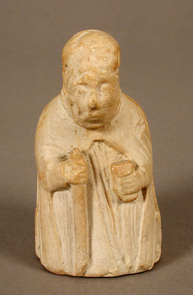 Chess Piece of a Bishop (Copy of a Chess Piece in the British Museum), Plaster cast, Scandinavian