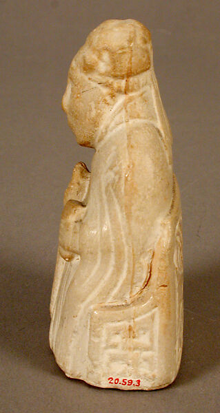 Chess Piece of a Bishop (Copy of a Chess Piece in the British Museum), Plaster cast, Scandinavian