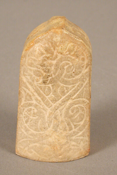 Chess Piece of a Pawn (Copy of one of the Lewis Chessmen), Plaster cast, Scandinavian 