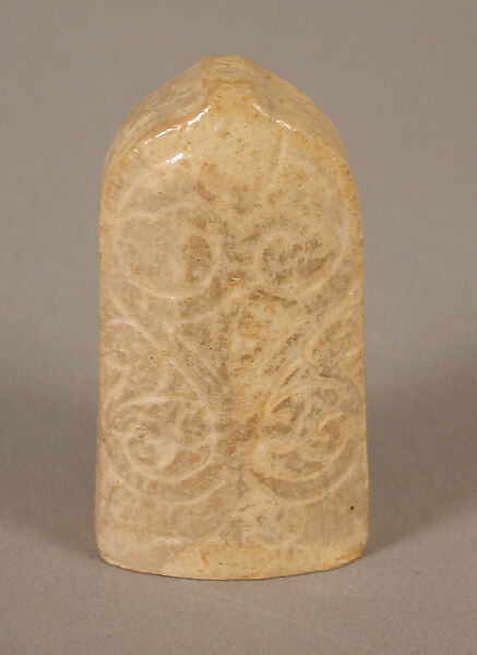 Chess Piece of a Pawn (Copy of one of the Lewis Chessmen), Plaster cast, Scandinavian