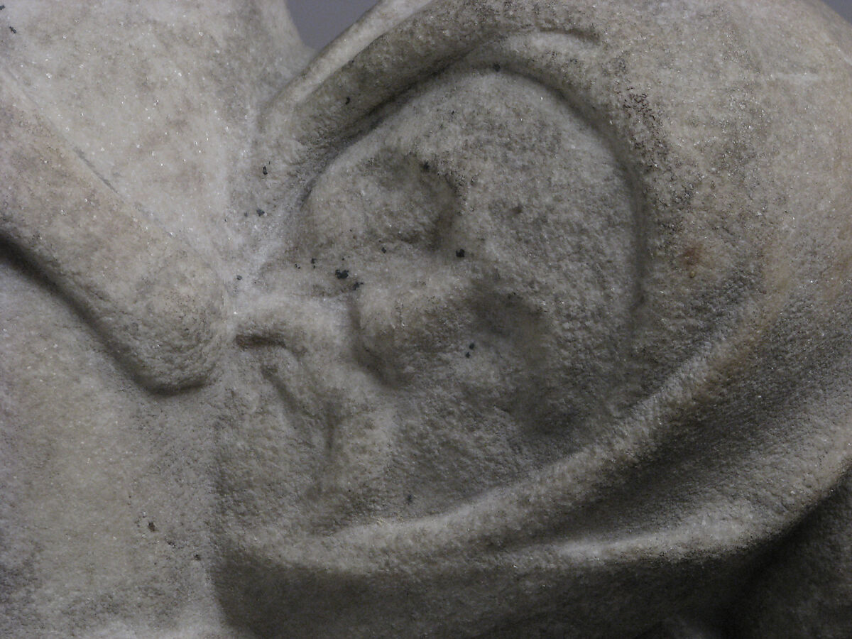 Soldiers and Onlookers from a Crucifixion Group, Marble, South Netherlandish