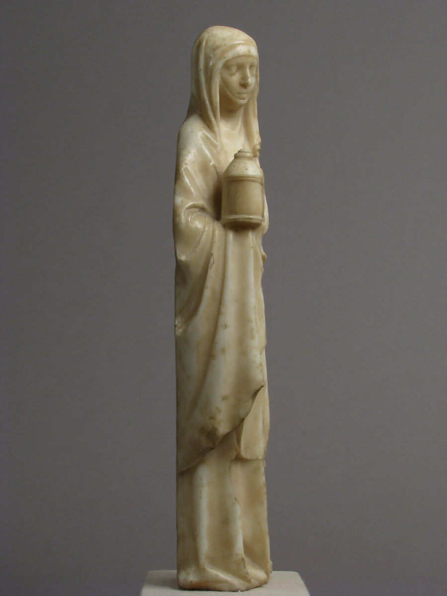 Saint Mary Magdalene, Attributed to Jean de Liège (Franco-Netherlandish, active ca. 1361–died 1381), Marble, South Netherlandish