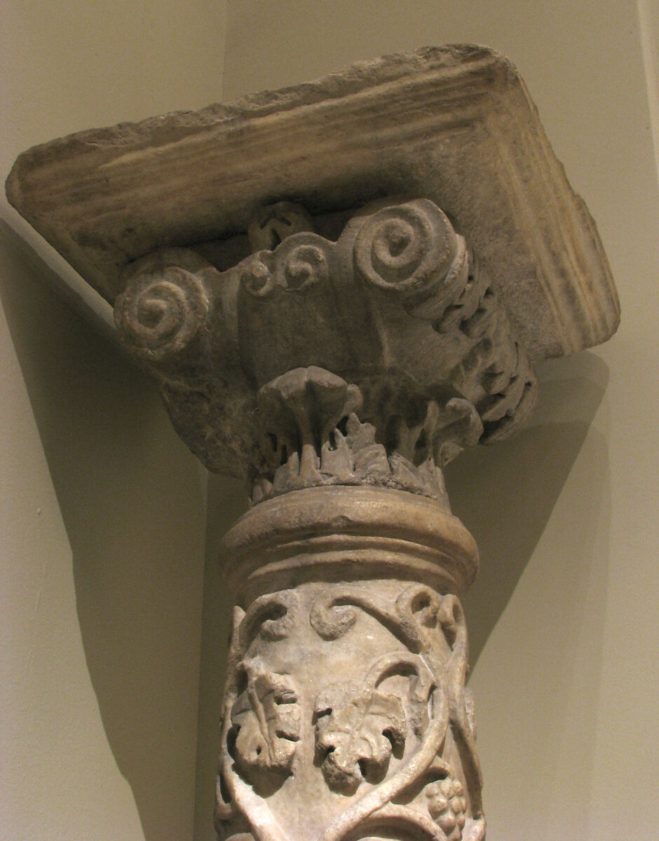 Column, Marble, Frankish
