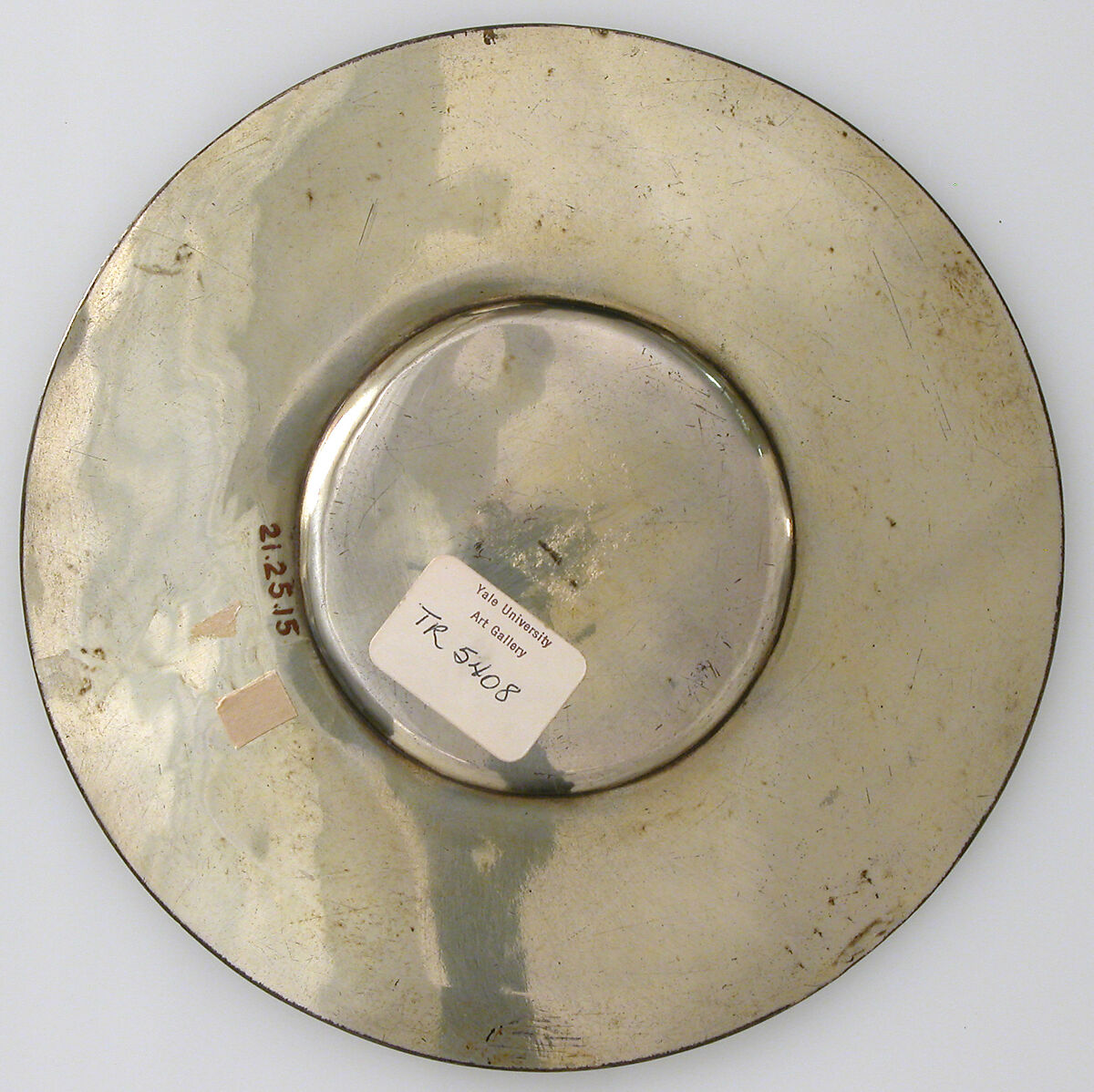 Paten, Brass, formerly silver plated, South Netherlandish