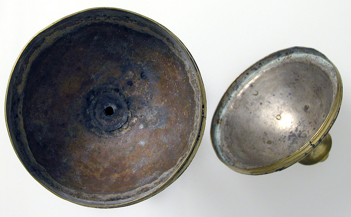 Ciborium, Copper alloy, gilt, South Netherlandish