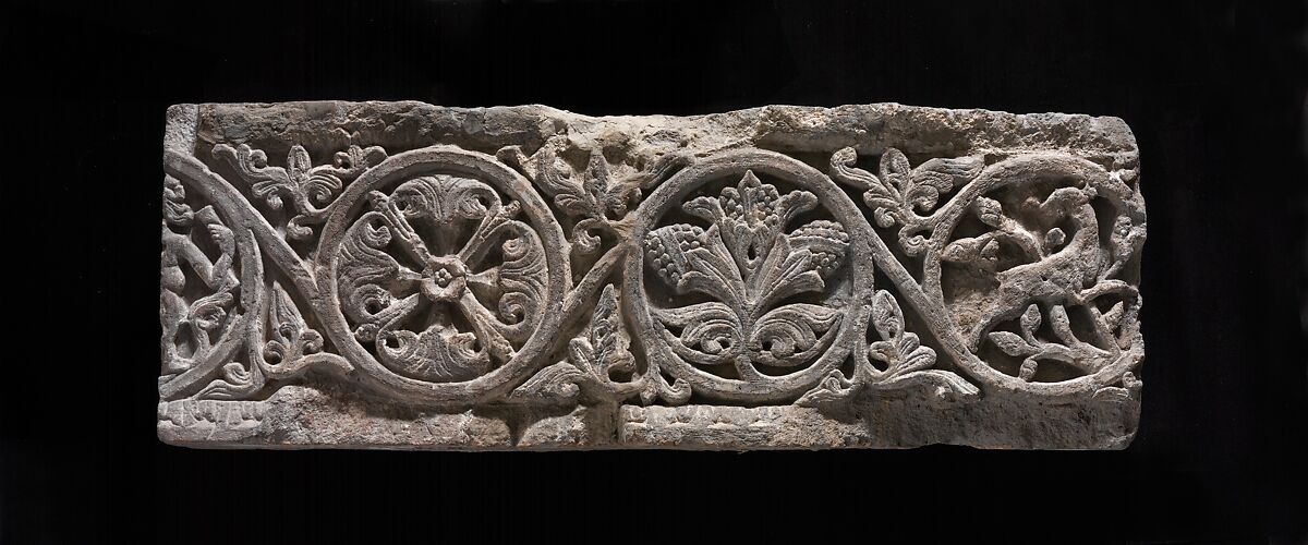 Frieze Fragment, Stone (Peperino di Viterbo from Viterbo (Italy)), Central Italian 