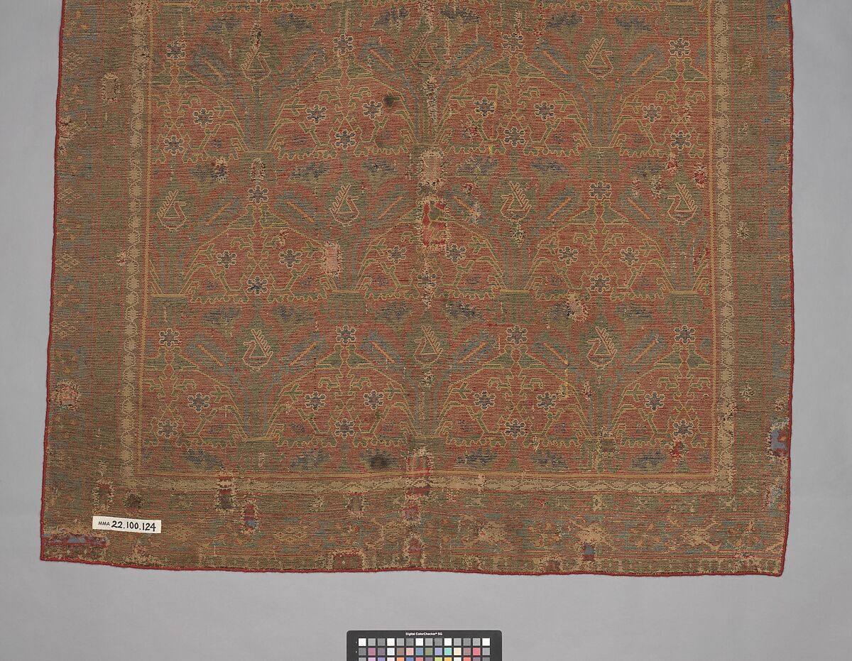 Carpet, Linen, pile wool, Spanish