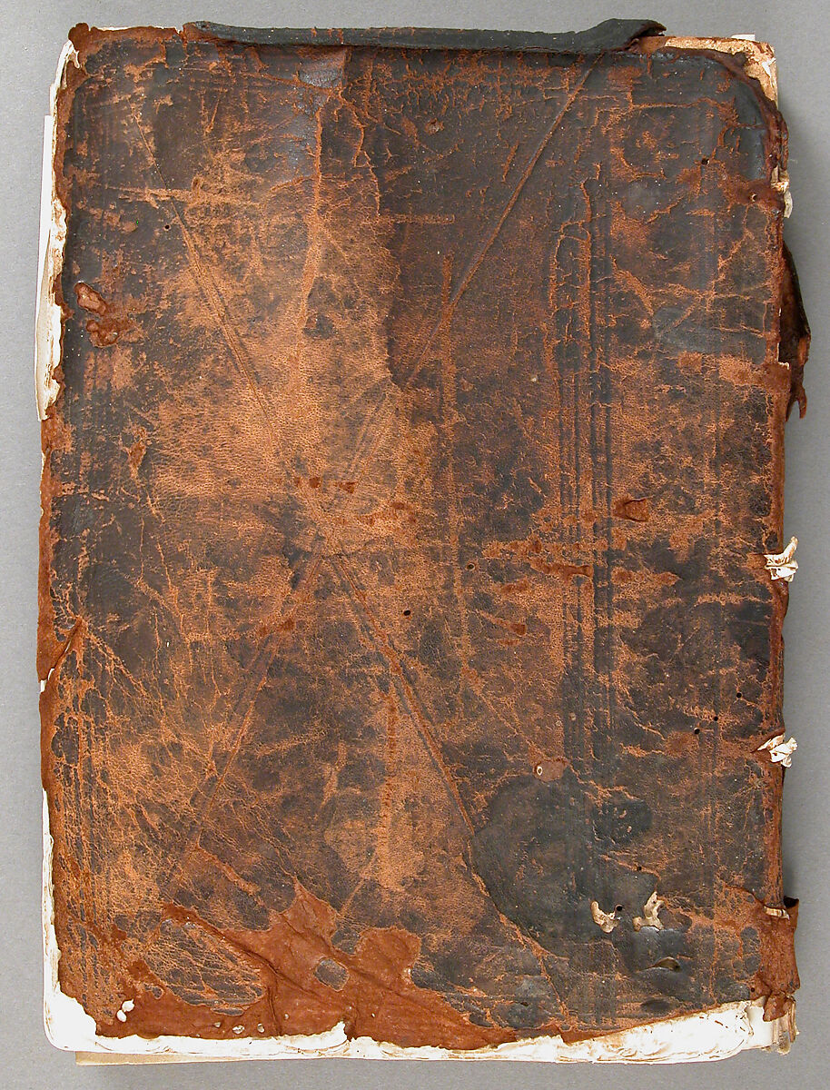 Psalter, Tempera and gold on parchment; leather binding, British