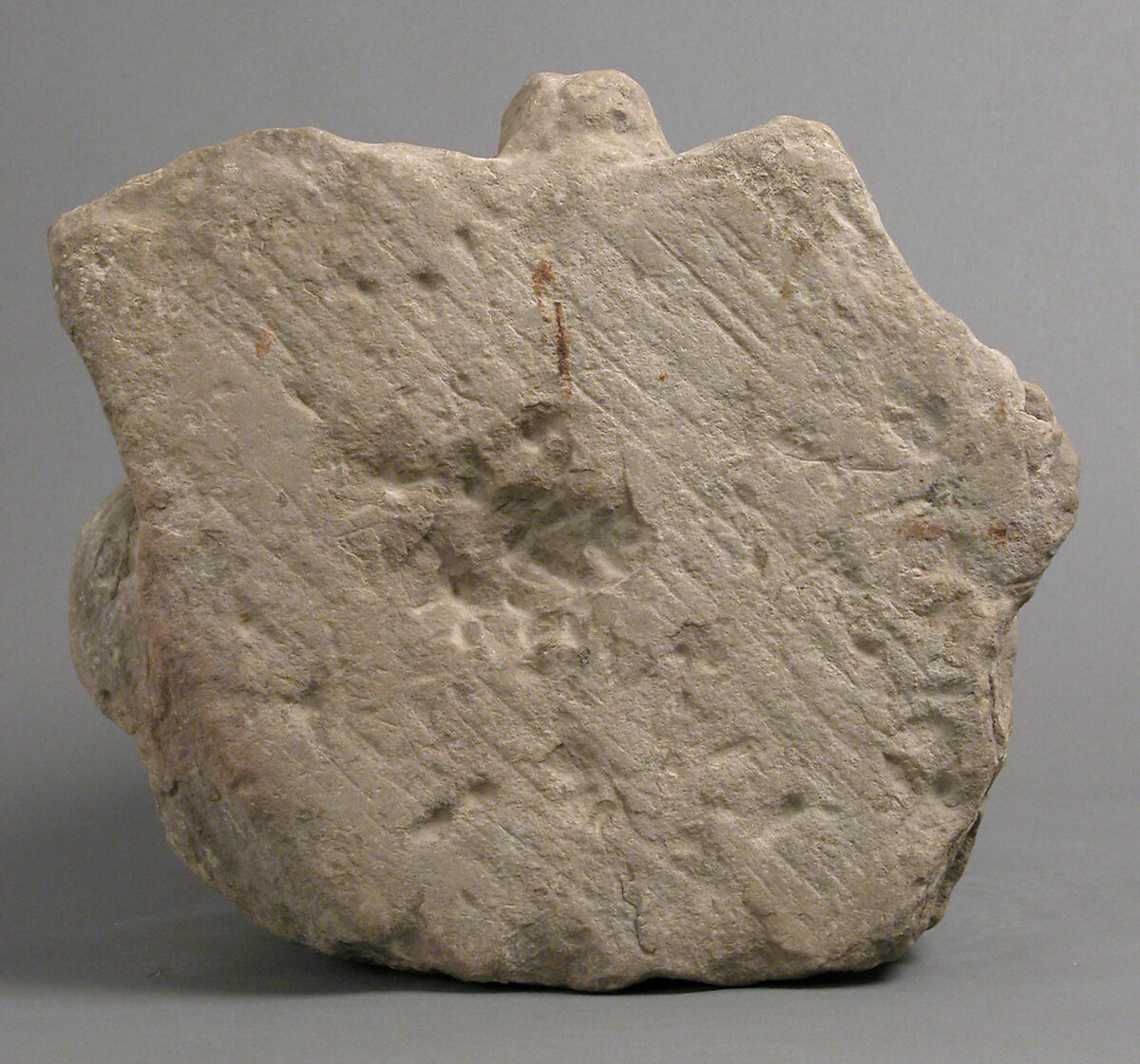 Capital with Saint George and the Dragon, Stone (Calcitic Dolomite), French