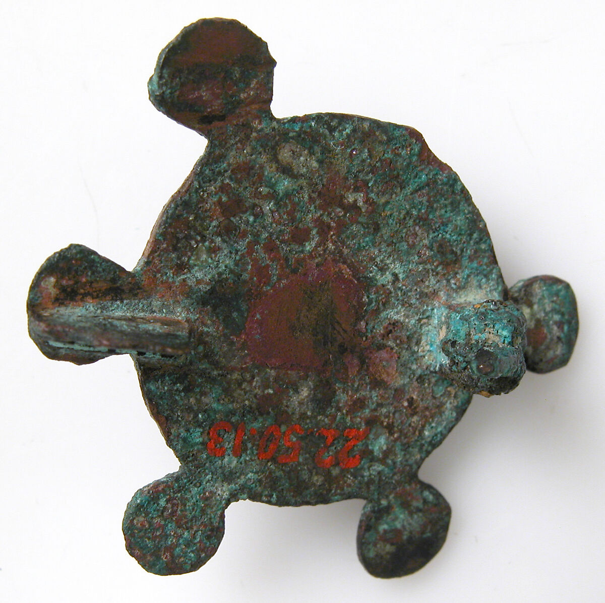 Brooch, Champlevé enamel, bronze, Roman