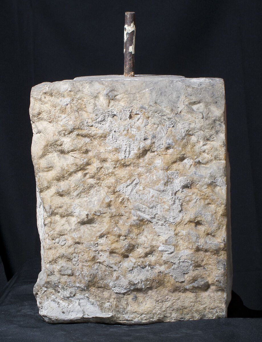 Engaged Column Base, Stone, Italian or French