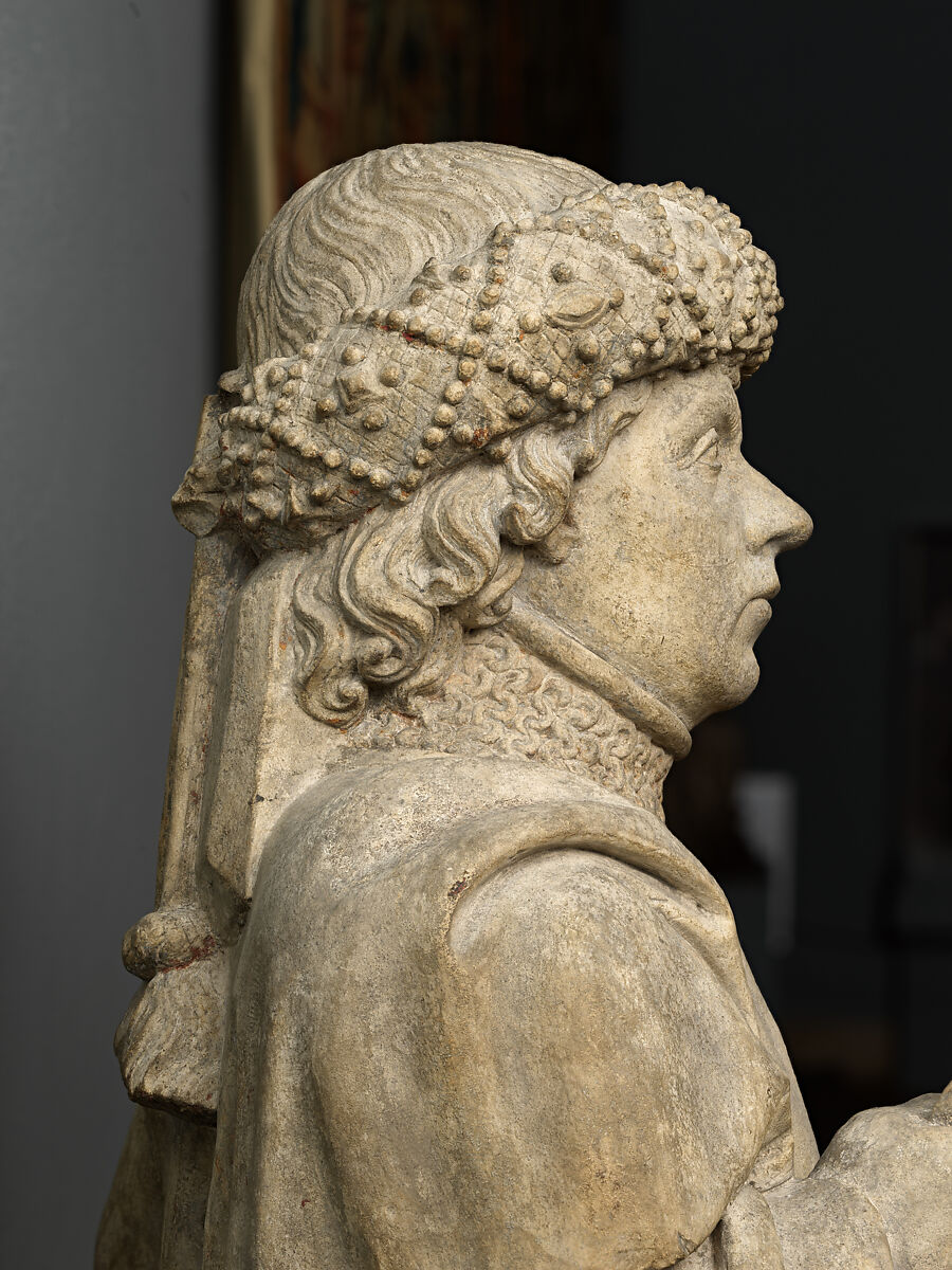 Saint Bavo, Limestone with traces of paint, North Netherlandish