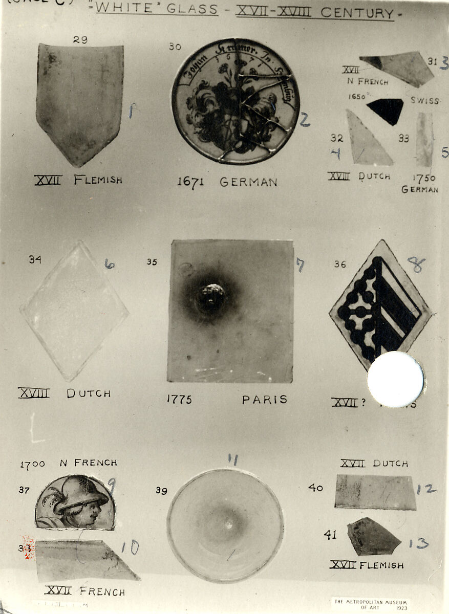 Fragment, Glass, European