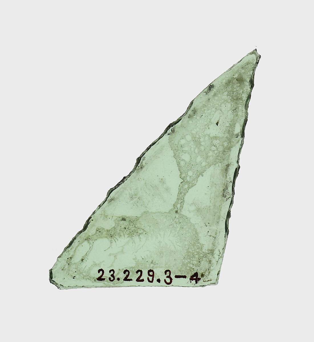 Glass Fragment, Glass-Vitrail, Dutch 
