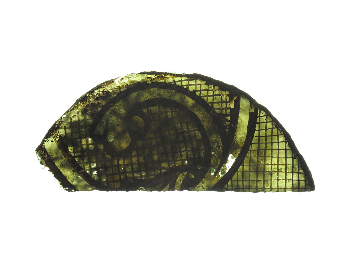 Glass Fragment, Glass, French 